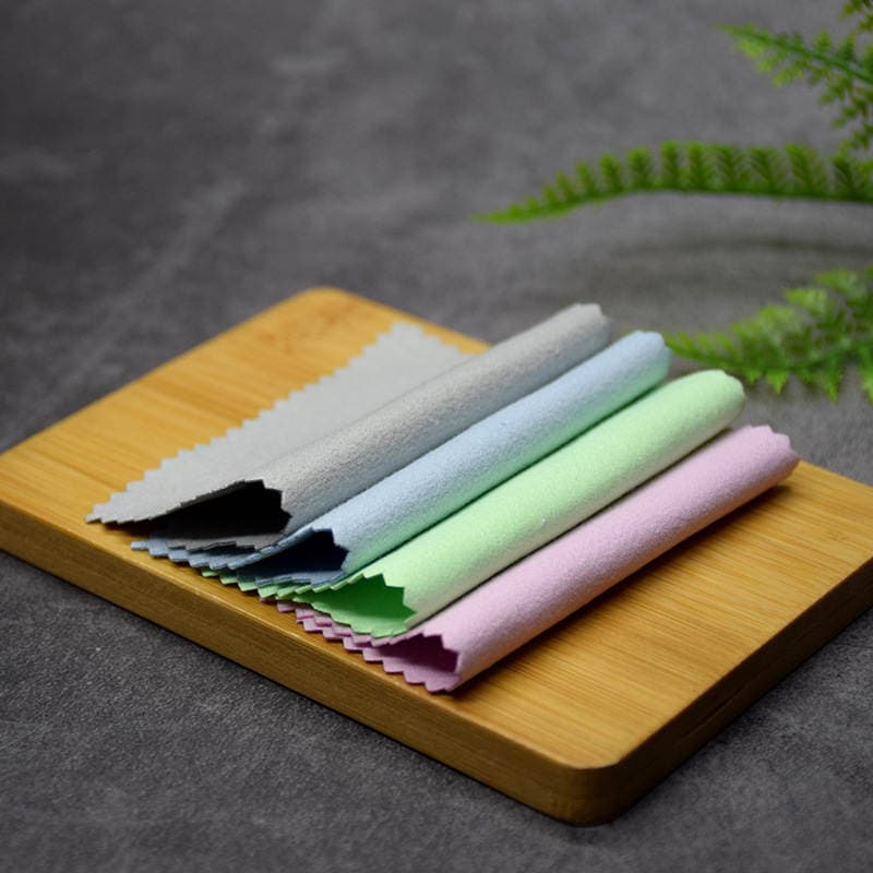 Silver cleaning cloth polishing cloth silver decoration polishing cloth 8*8 deerskin velvet silver decoration black cleaning and silver washing water logo 2