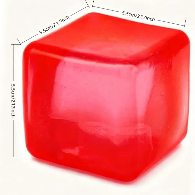 5.5 red ice cubes [opp bag]