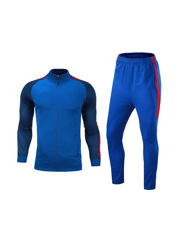 Autumn and winter long-sleeved sportswear suit men's and women's sports fitness training competition appearance clothing team clothing wholesale cross-border 5