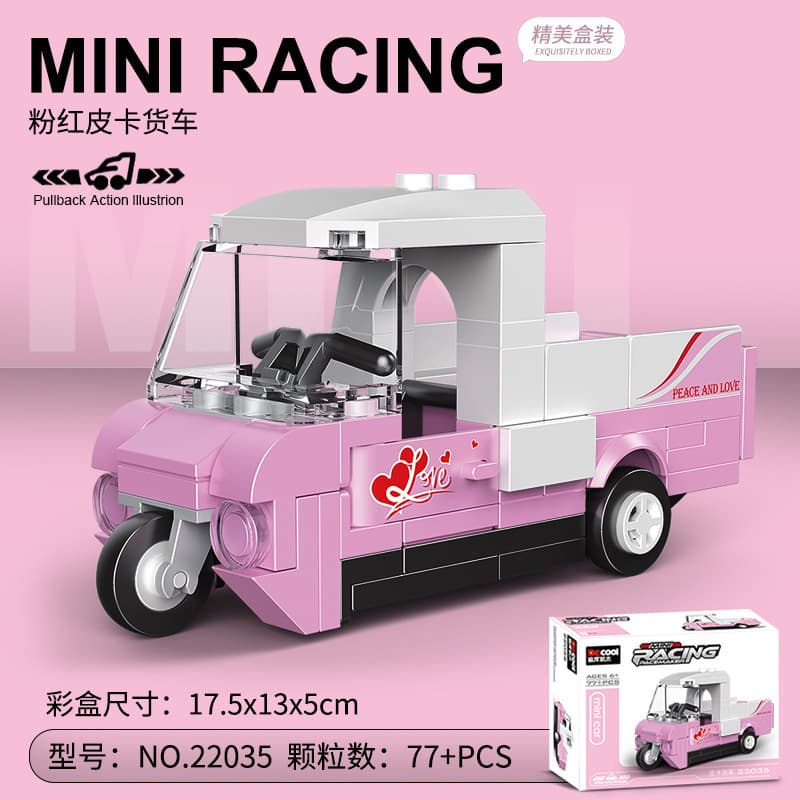 Diku 22035 pink pickup truck