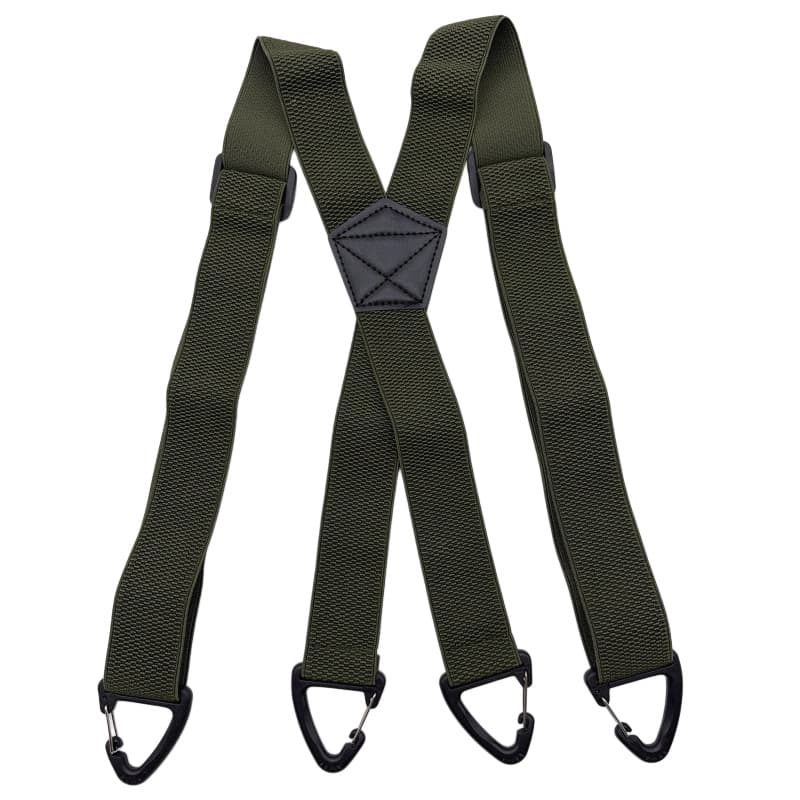 Army green 3.8 (premium corn husk pattern suspenders)