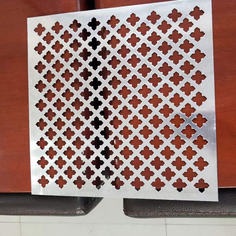 Perforated mesh, perforated sieve plate, straight hole perforated filter plate, metal sieve mesh, iron plate, curtain wall decorative perforated plate 4