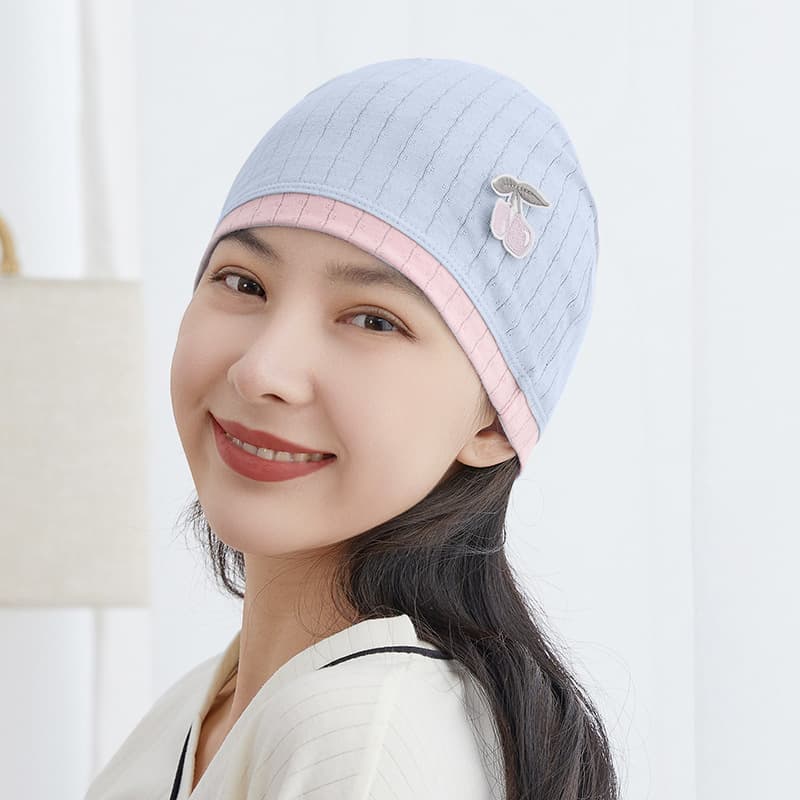 Blue brim hat