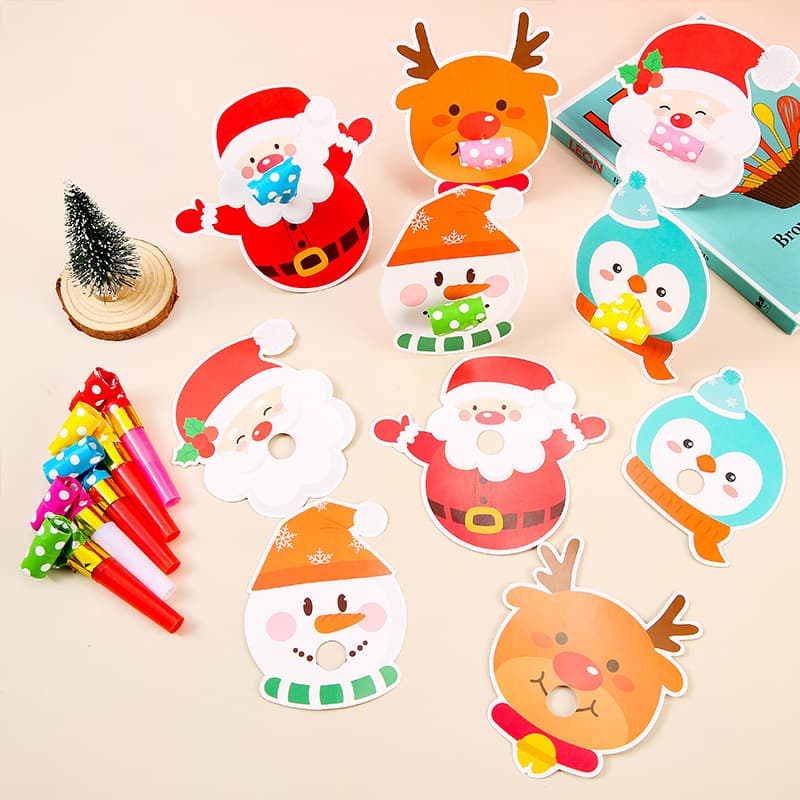 Christmas dragon blowouts (set of 10)