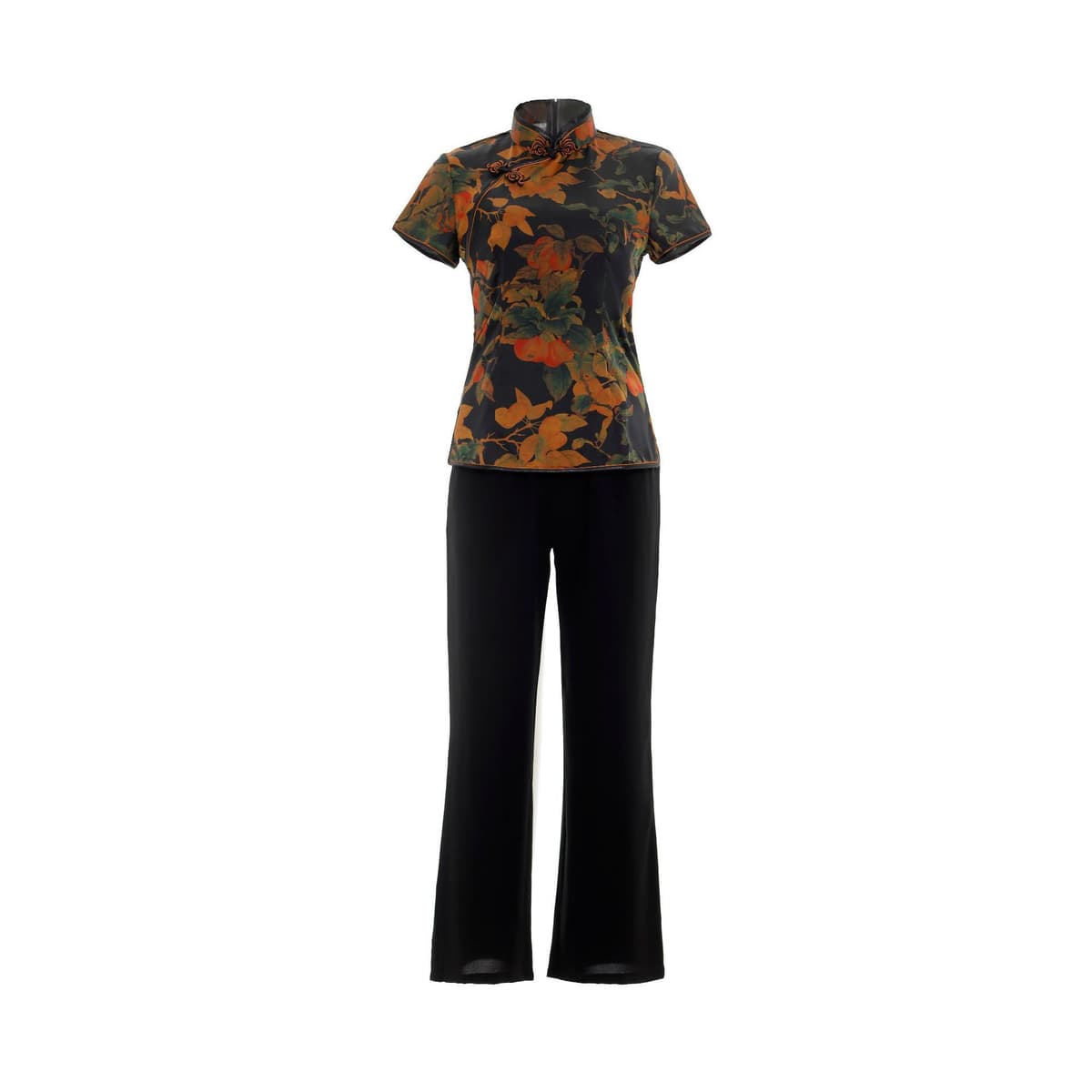 A0109-2 black top + p0022 black pants