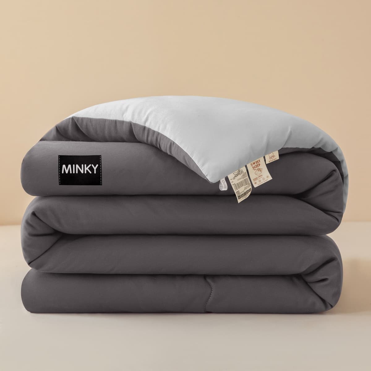 Soybean fiber quilt [dark gray + mountain gray]