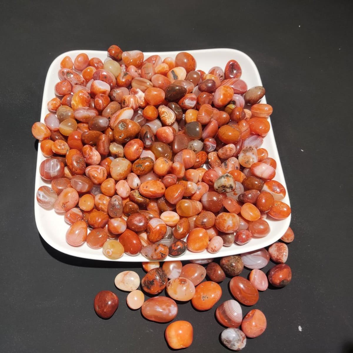 Southern red agate [1-1.5cm] (100g)