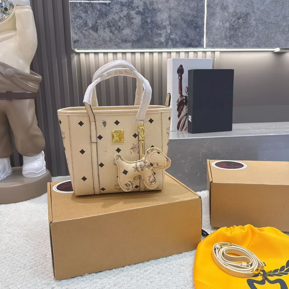 M+c (high quality large size 20*18) off-white