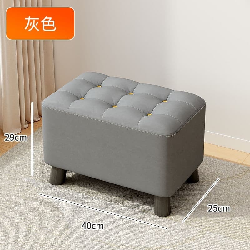 Six-star stool-skin-friendly cat claw leather [dark gray]