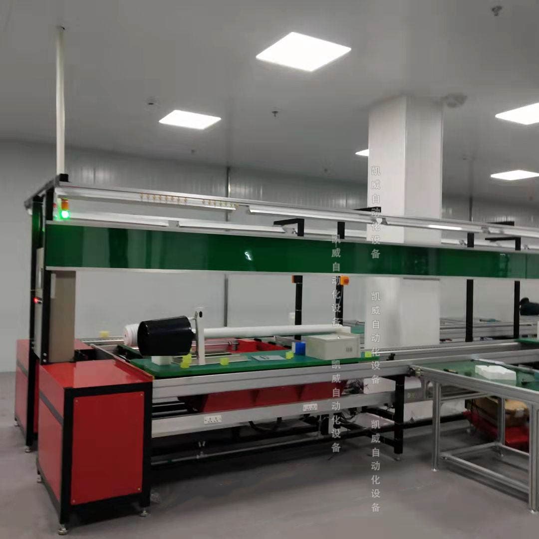 Yeni Enerji Məhsulları üçün İkiqat Sürətli Zəncirli Konveyerli Avtomatik Yığılma Xətti 4