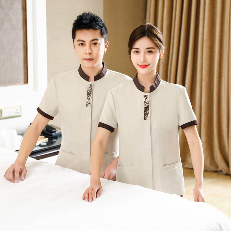Hotel Cleaning Work Uniforms for Women, Property Sales Department, Male Housekeeping Staff, Pa Uniforms, Cleaning Uniforms, Workwear, Professional Attire 1