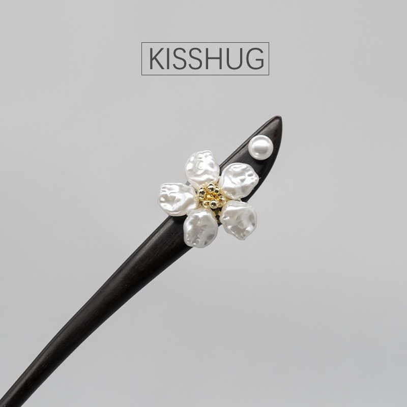 Irregular five-petal flower [ebony]