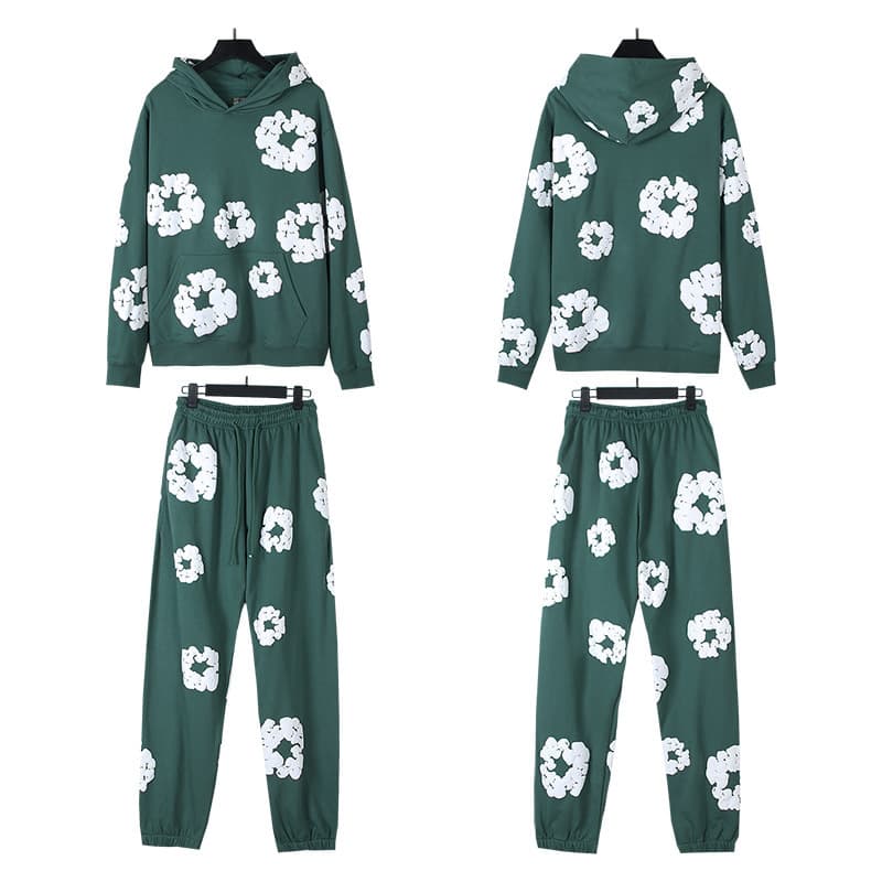Sweatshirt suit [dark green]