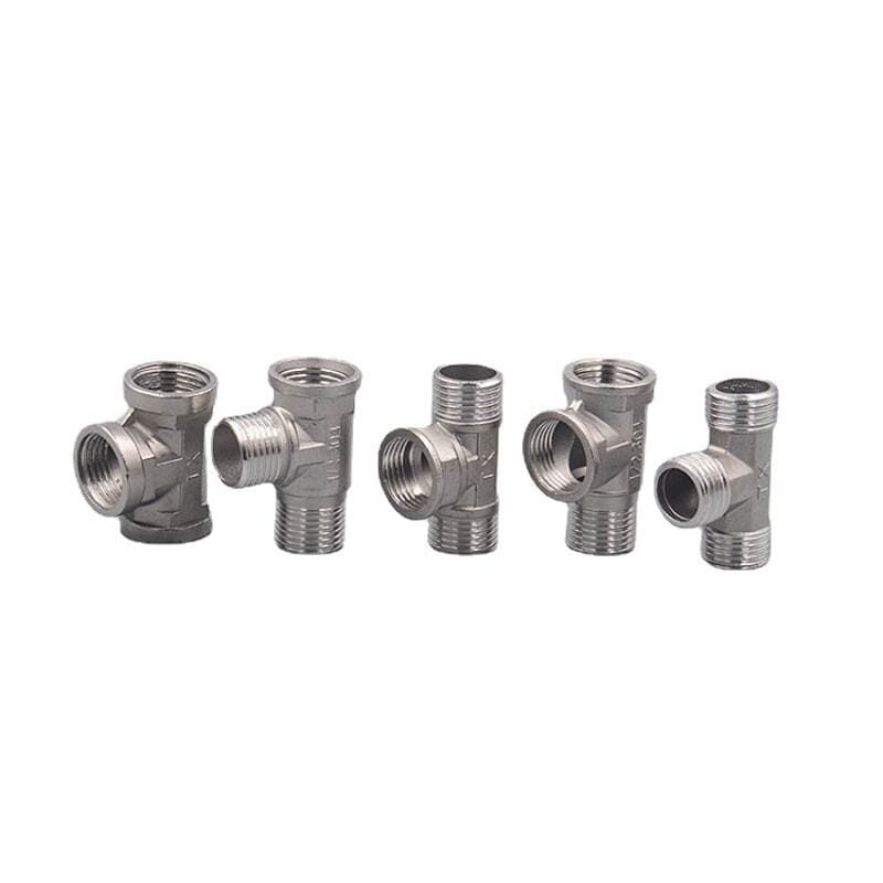 Stainless Steel Tee 4 Minutes 6 Minutes 1inch Inner Wire Joint Hardware Accessories Plumbing Pipe Fittings Internal Connection 5