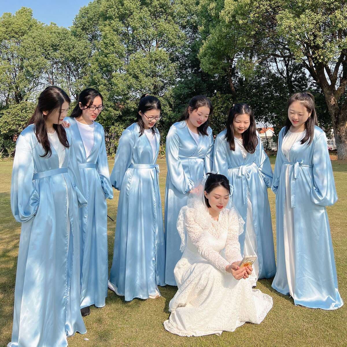 2023loriya Puff Sleeve Cardigan, 2023 Summer Colorful Elegant Wedding Bridesmaid Dress Long Dress 4