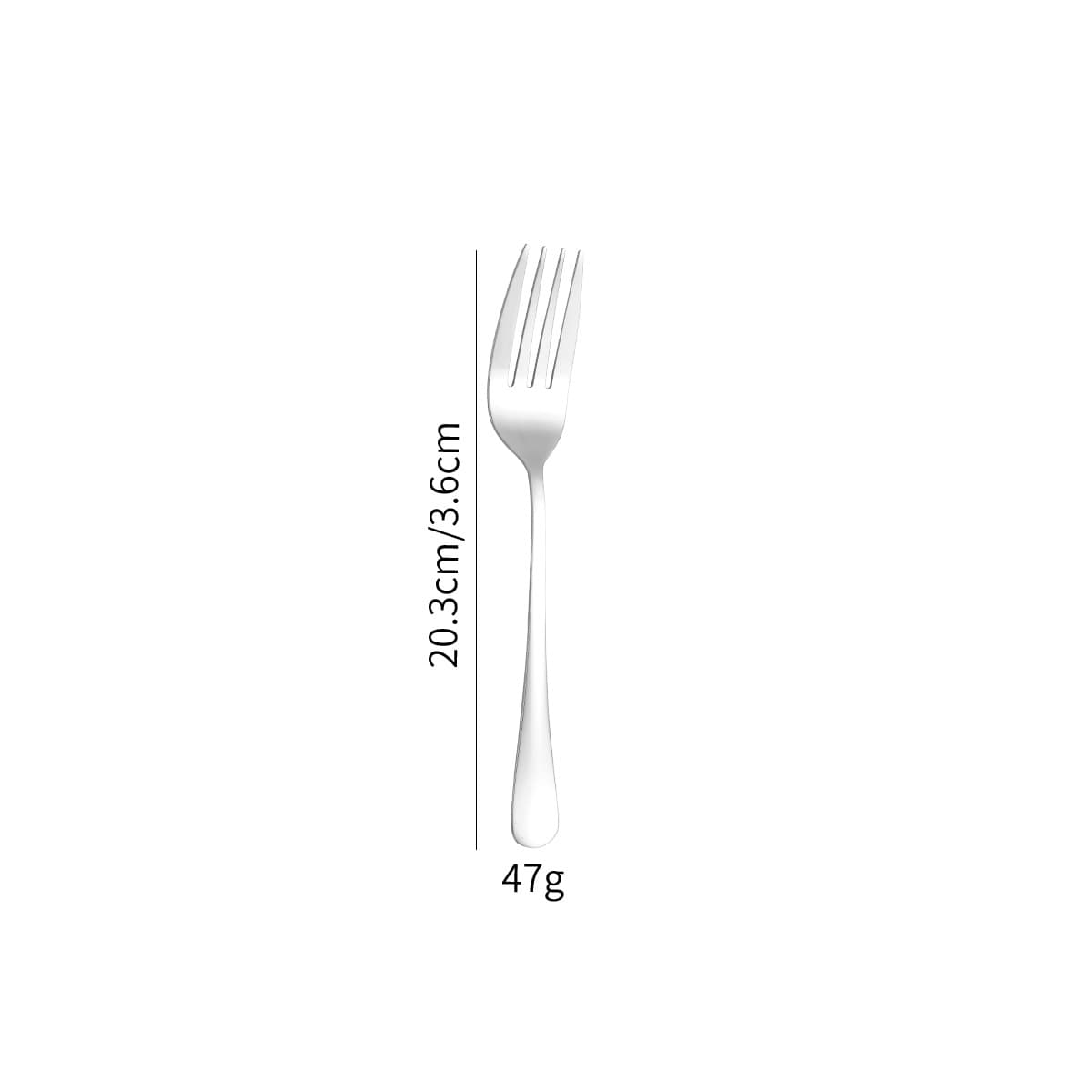 Silver public fork