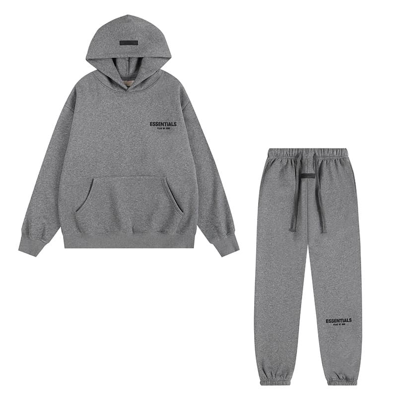 Dark gray flocking suit
