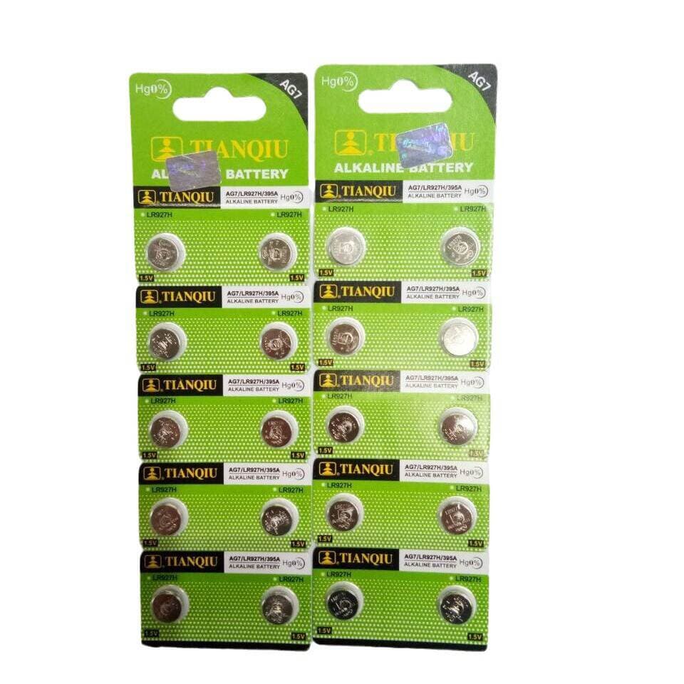 Tianqiu Ag7 Battery Lr927 Battery Ag7 Button Battery Lr927 Digital 1.55V Battery Wholesale 5