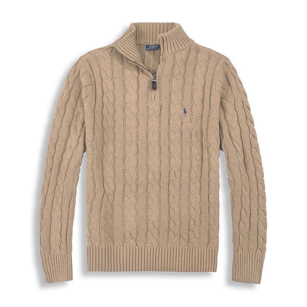 Brown - blue label