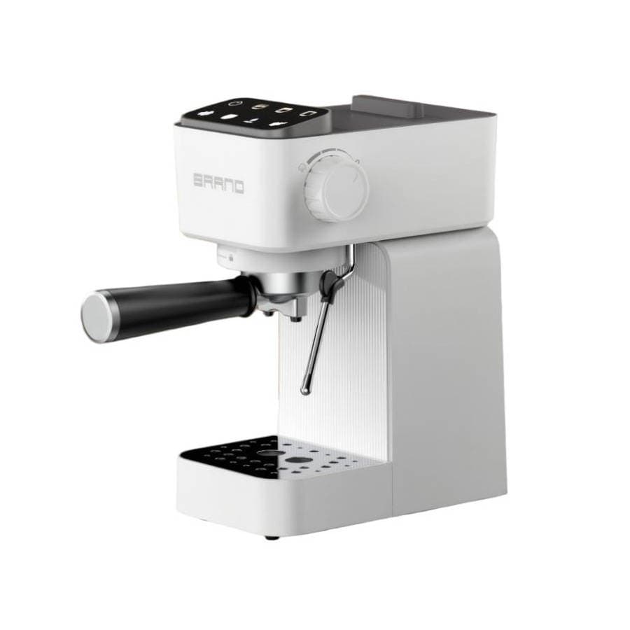 Kiçik yarı-avtomatik İtalyan espresso qəhvə maşını, ev üçün, buxar və süd köpükləndirici ilə 5