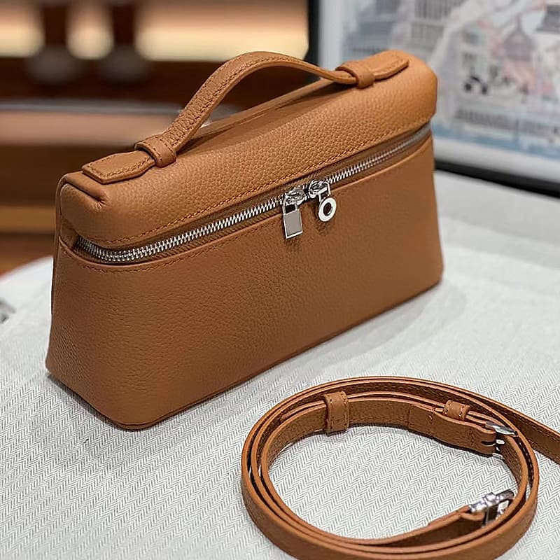 (LP19 silver buckle) golden brown