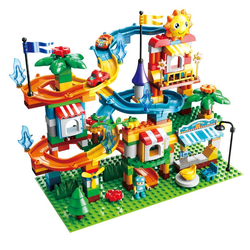 215-piece car track set (no base plate)