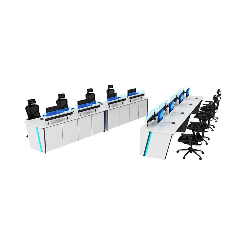 Specialized in the Production of Monitoring Consoles, Command Center Control Consoles, Straight-Line and Curved Security Dispatching Desks, Manufacturer Wholesale 4