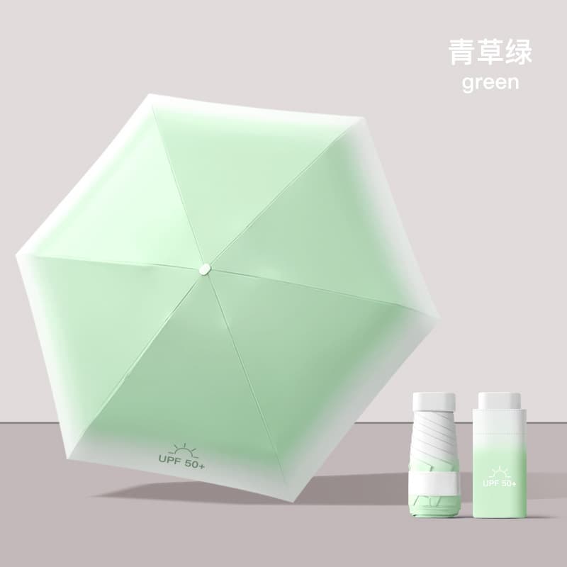 Mint green [flat 50% off gradient sun protection umbrella] 6 bones