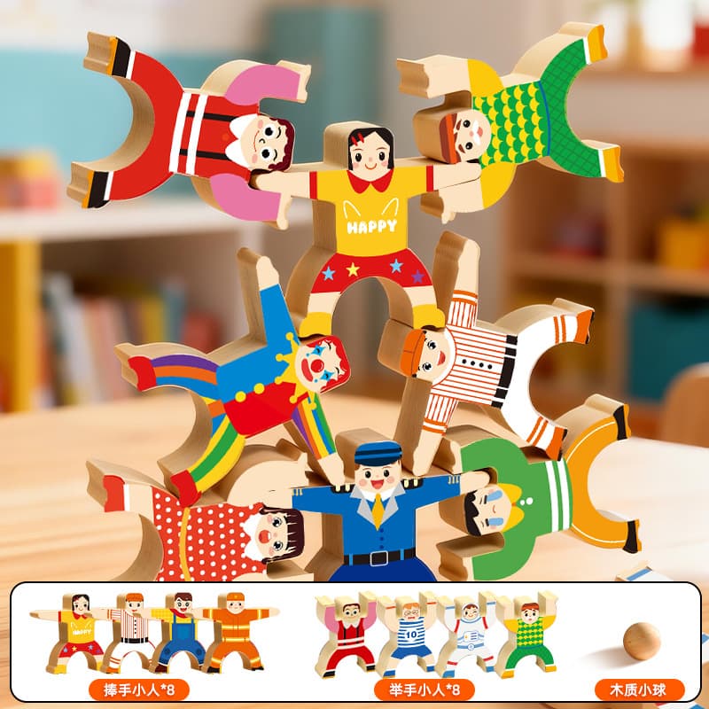 Hercules jenga (16 figures + 2 balls)