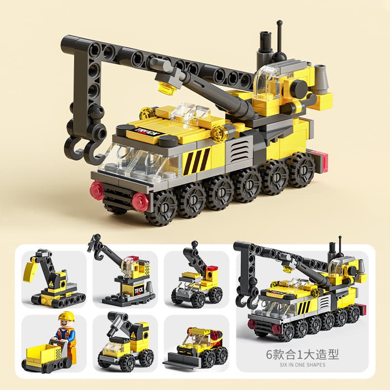 6 in 1 City Engineering 142PCs