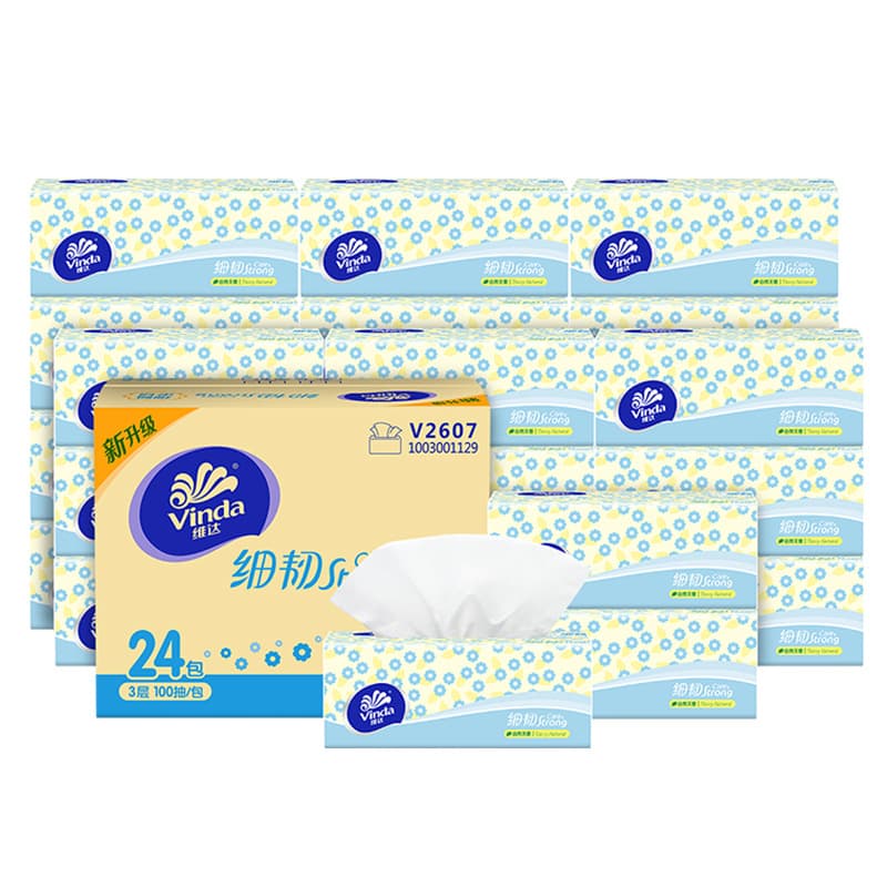 [24 packs/box] vinda thin and tough 100 pumps