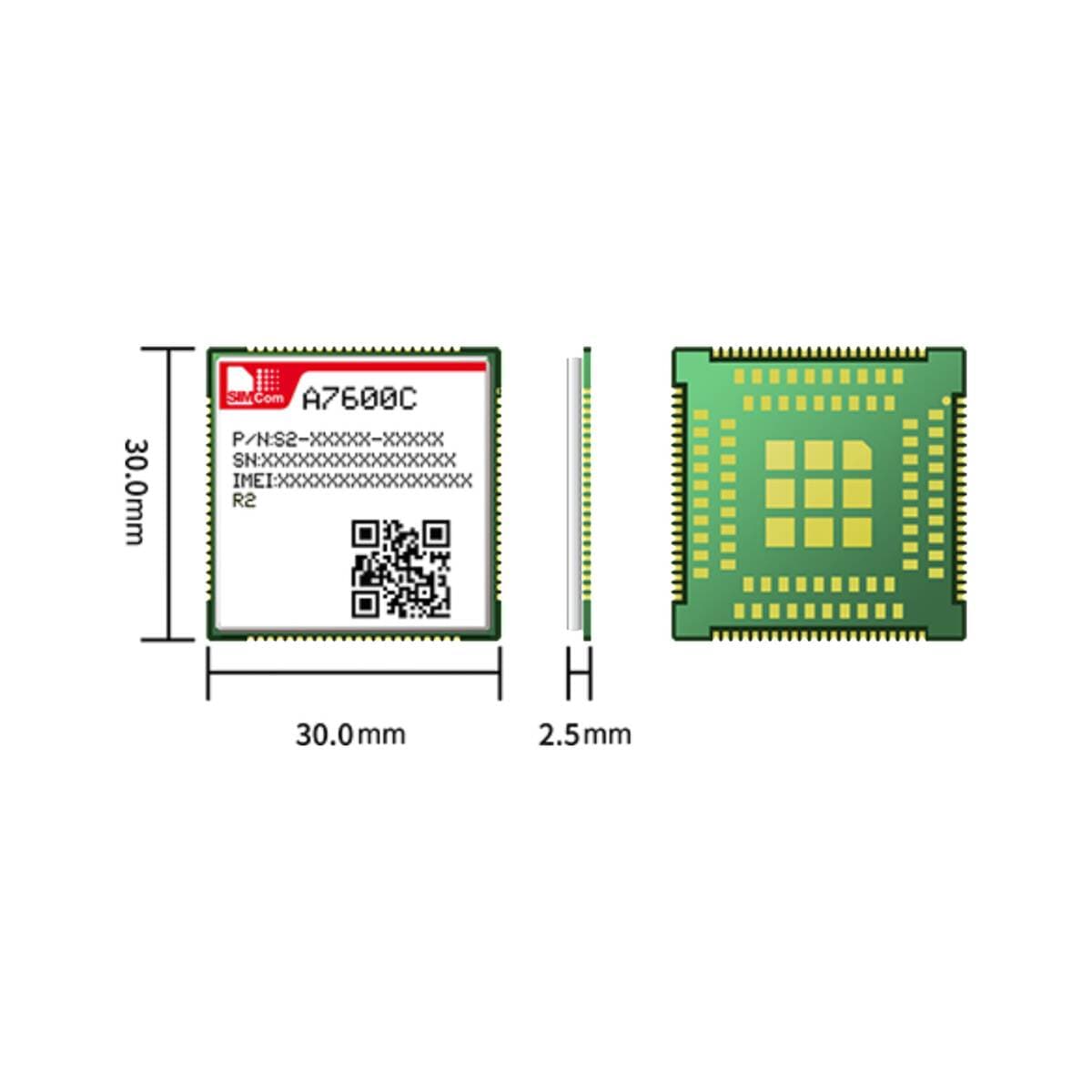 Simcom A7600C Cat4 Wireless Communication Module 4g Full Network Module Embedded Rf 2