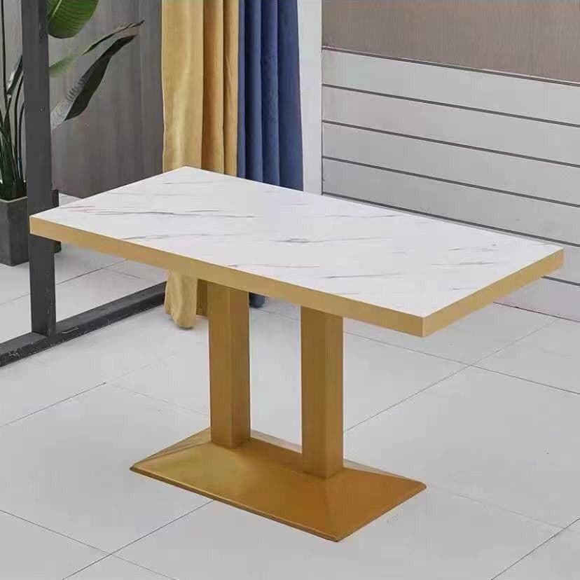 Golden plate imitation white marble color 120*60 (one piece will not be sent)