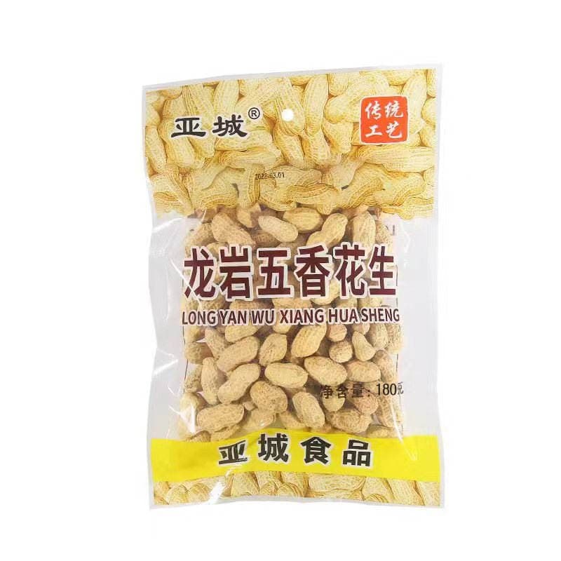 Fujian Longyan Asia City 180g Garlic Peanut Snacks Wholesale Bagged Nuts Roasted Seeds and Nuts 2