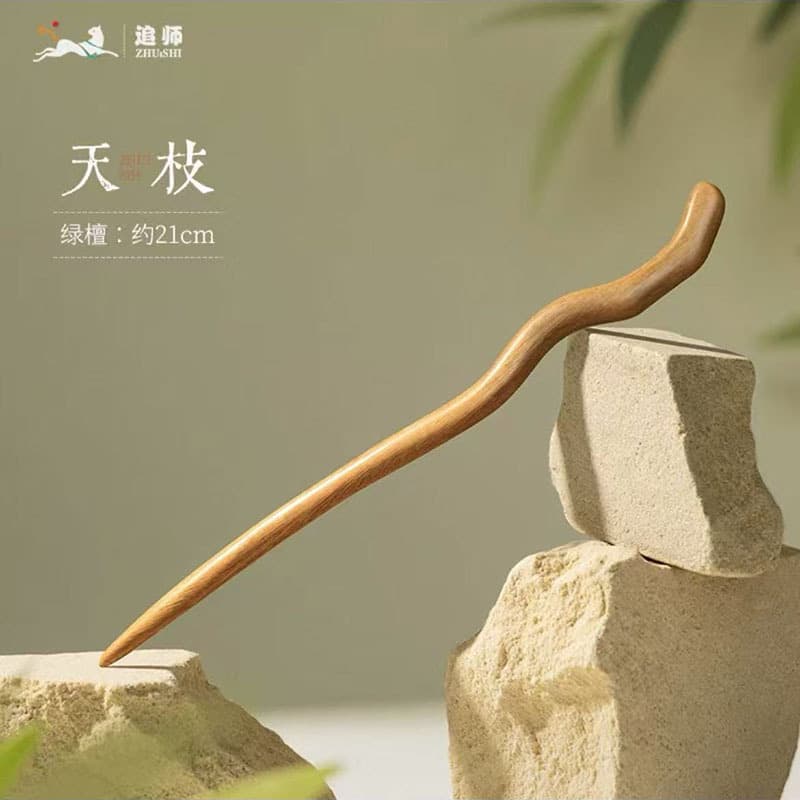 (21cm) new green sandalwood-----Tianzhi