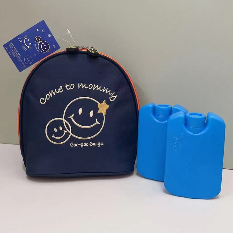Blue back milk bag 2 blue ice