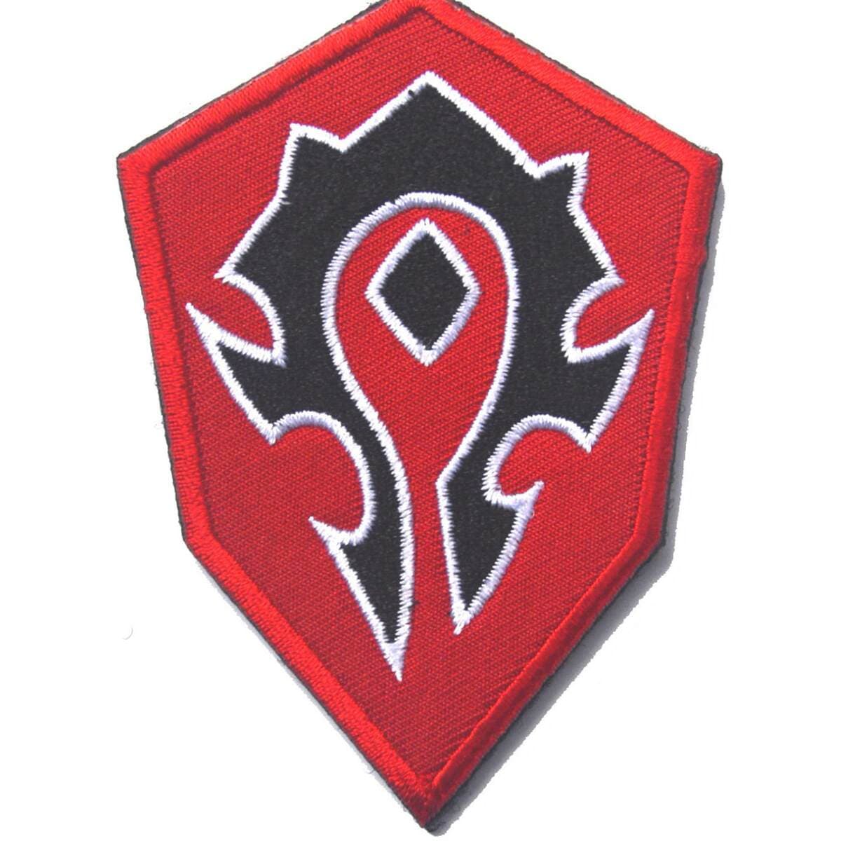 Alliance and Horde Embroidered Badge Tactical Morale Double-Sided Velcro Armband Camouflage Game Patch Warcraft Merchandise 5