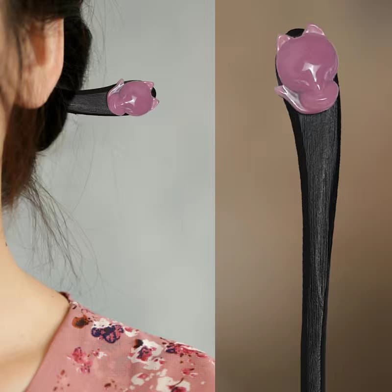 260# fox pink hairpin