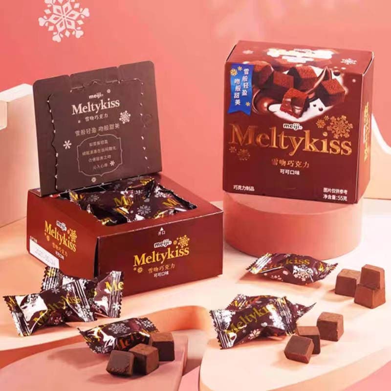 Meiji Snow Kiss Sandwich Şokolad, 29g/55g, Qış Məhdud Buraxılışı 4
