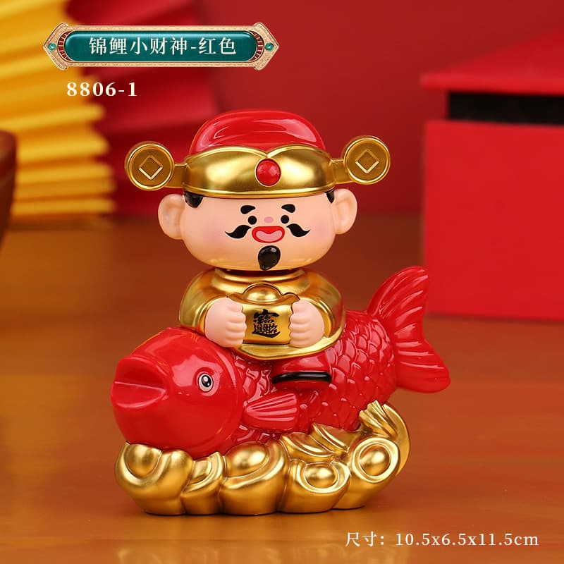 Koi god of wealth [golden god of wealth]