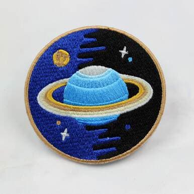 Koreya üslubunda DIY planet tikməli parça yaması, fərdi geyim üçün 1