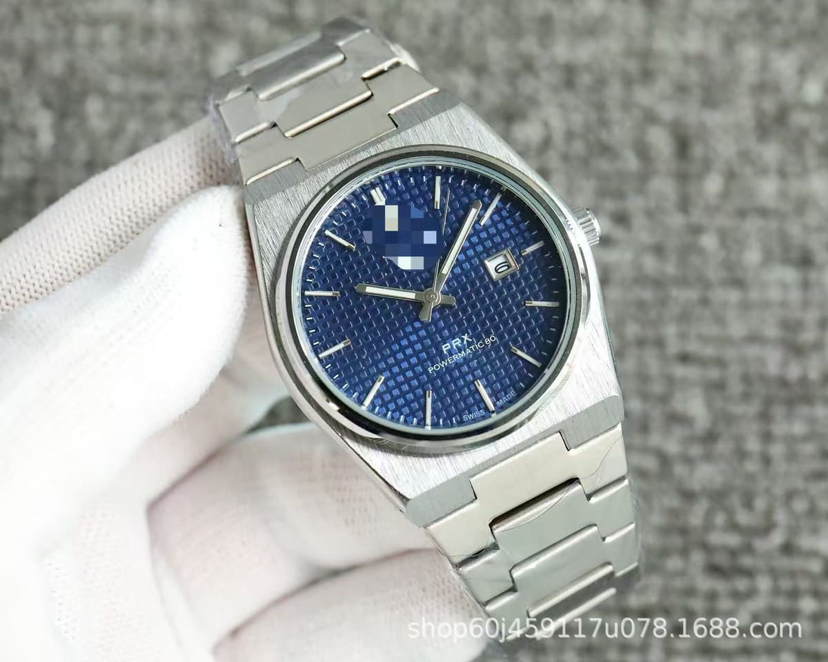 Prx steel strip mechanical blue plaid