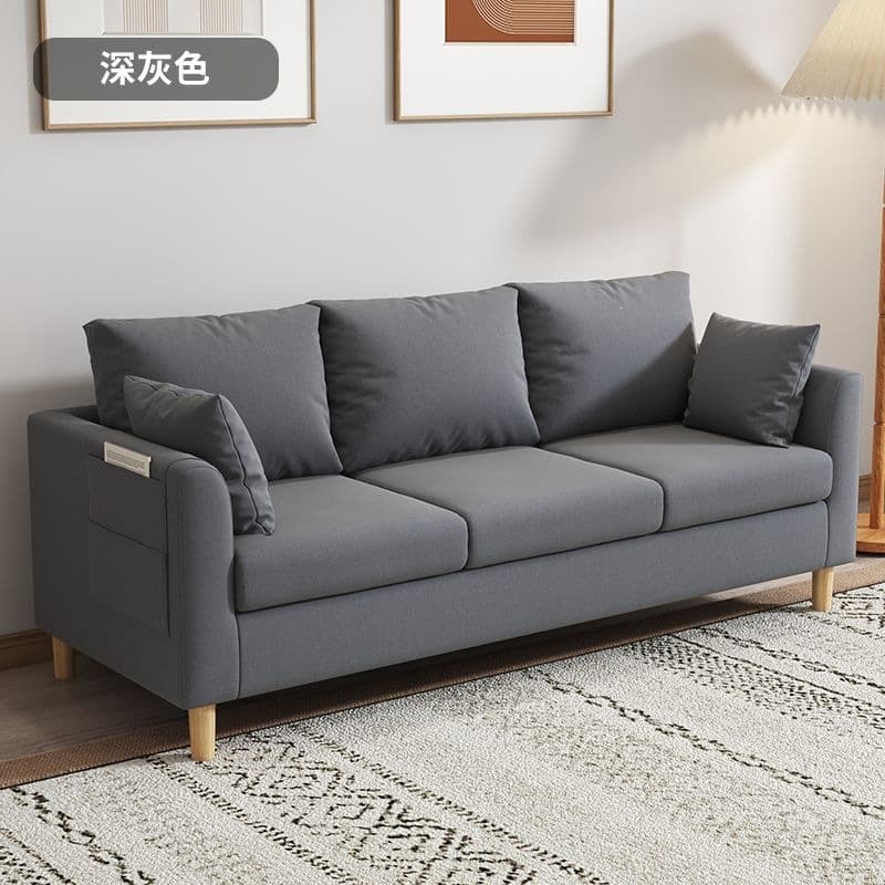 Dark gray [snowflake velvet + free pillow]