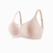 Nipple Cartoon Traceless Underwear Women's Large Chest Showy Small Chest Gathering and Tucking-up Anti-hanging Jelly Lara Bra 5