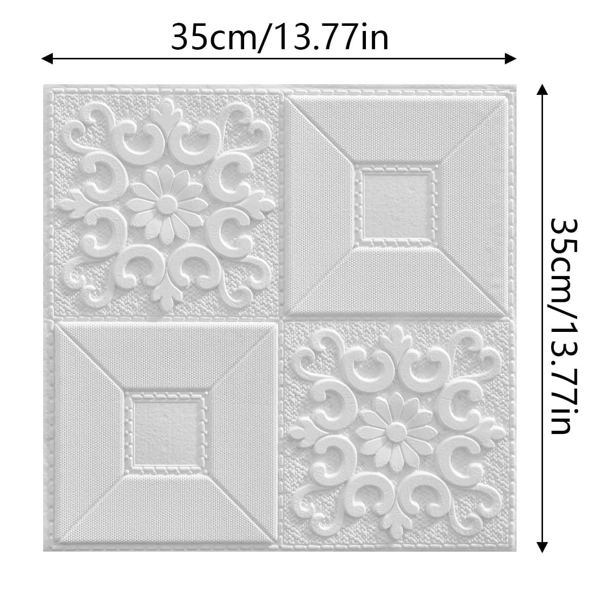 Gold white [35cm*35cm] 3.0 thick