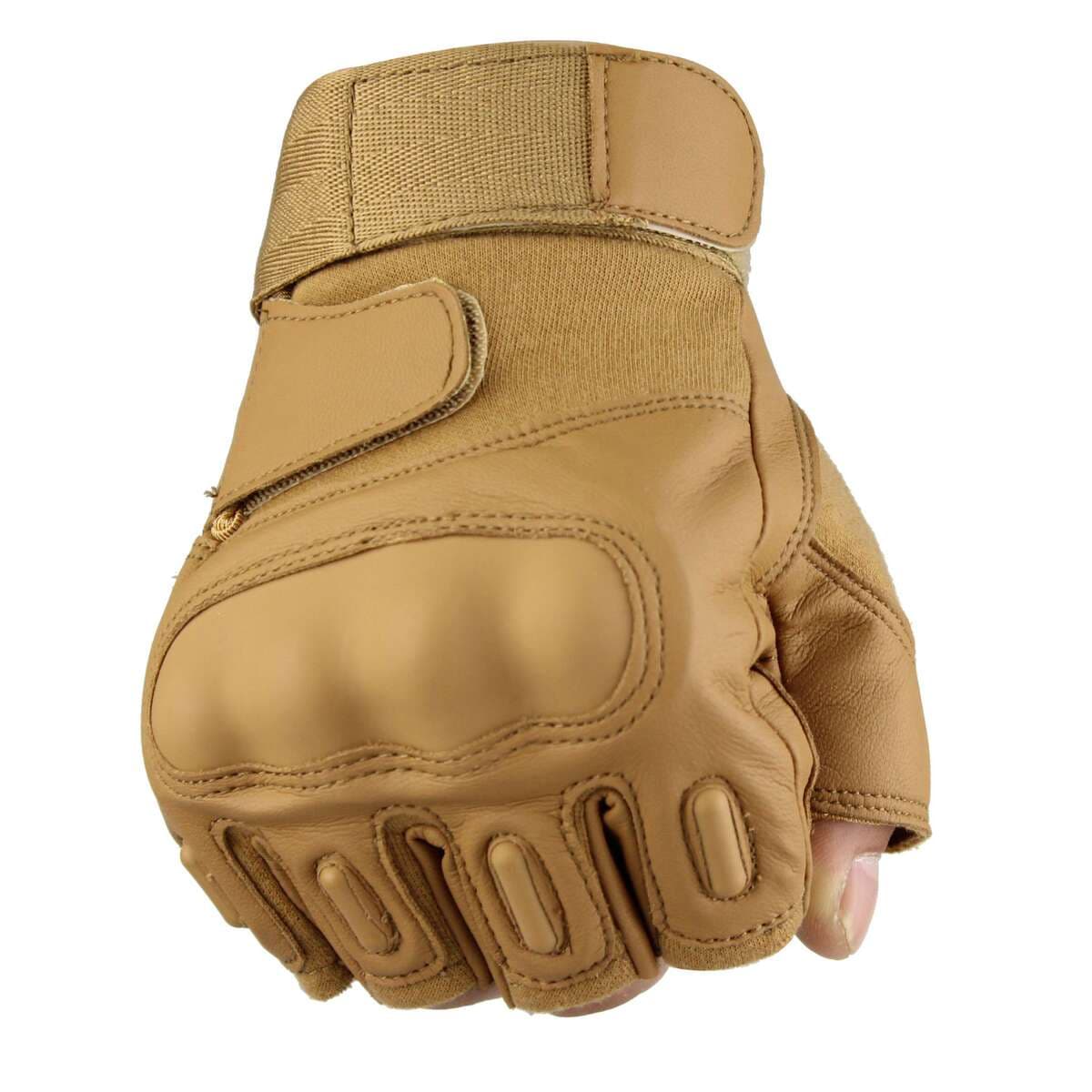 Supply Oji half-finger tactical gloves riding motorcycle gloves outdoor mountaineering hard shell anti-cut sports gloves 4