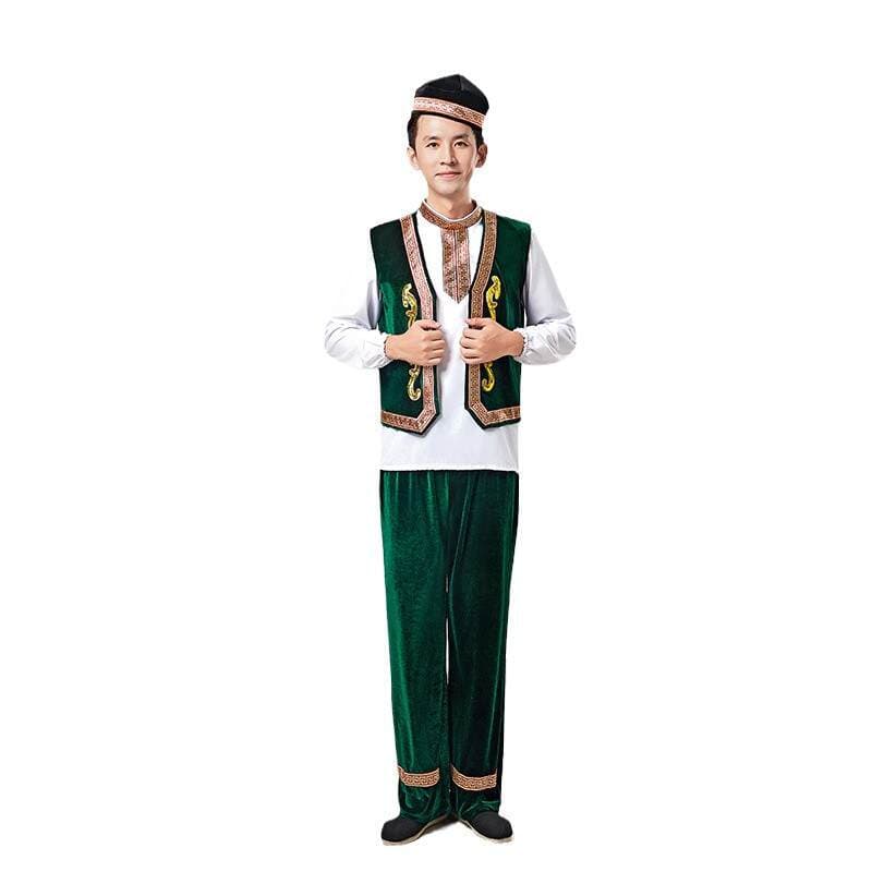 Xinjiang Uygur Clothing Men and Women Adult Kazak Ethnic Dance Clothing Art Examination Minority Performance Clothing 5