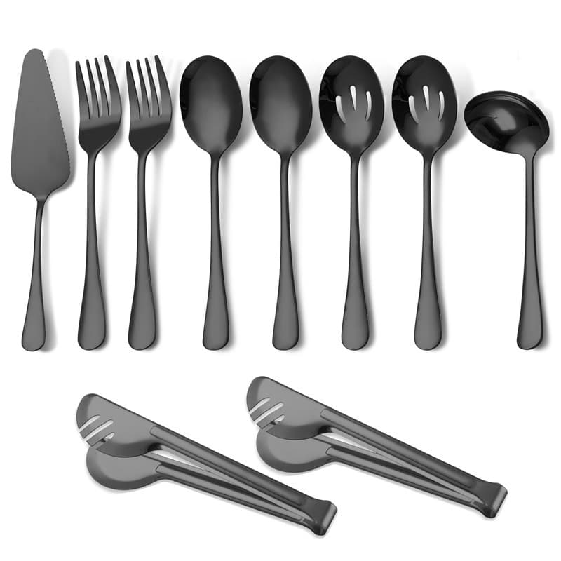 [black 10-piece set] comes with 1 shovel, 1 spoon + semi-circle clip