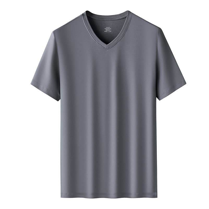 V-neck-iron gray