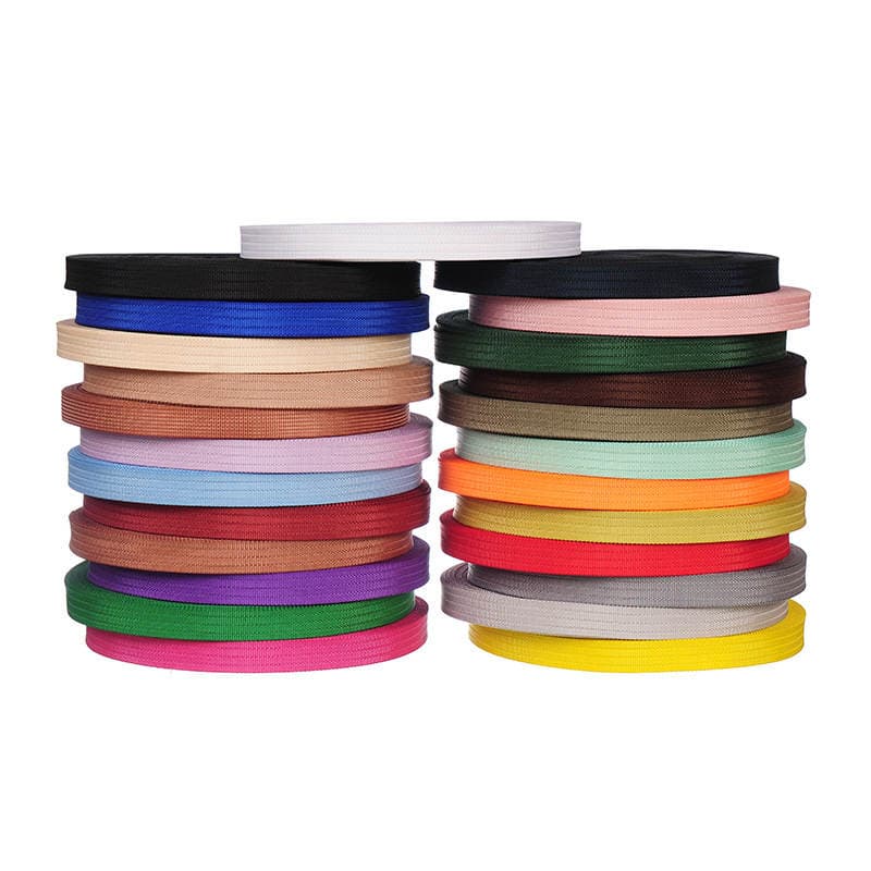 Nylon four-pit pattern webbing bag shoelace garment accessories silk packaging cake gift box decorative ribbon production 5